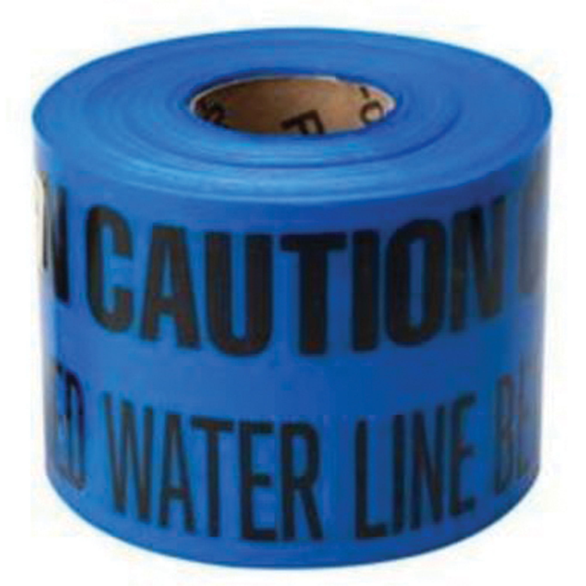 Ruban d'avertissement de danger souterrain «Buried Water Line» IdentolineMD, 6" la x 1000' lo, Noir sur bleu