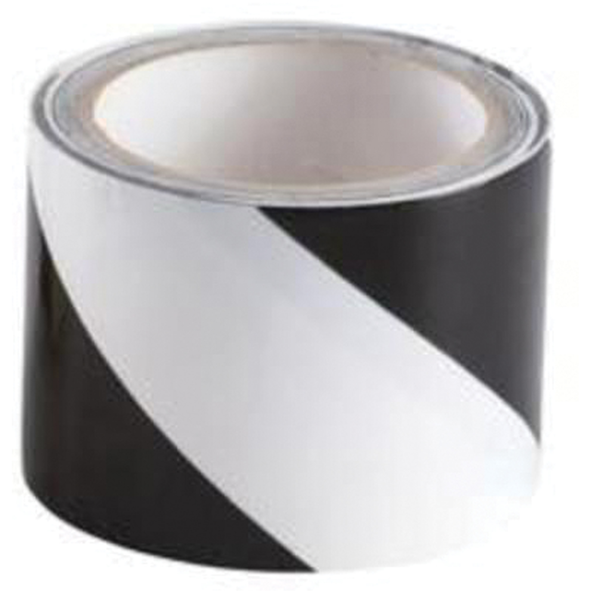 Ruban de marquage, 3" x 54', Vinyle, Noir et blanc