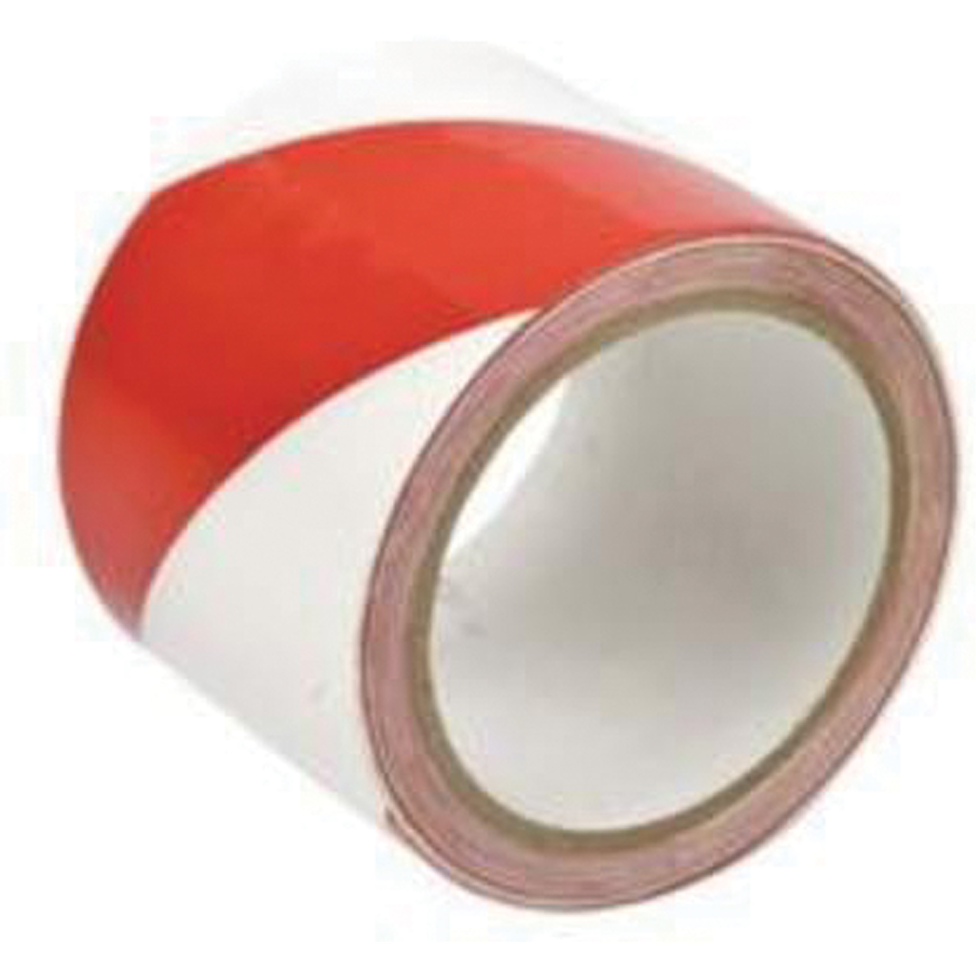 Ruban de marquage, 3" x 54', Vinyle, Rouge et blanc
