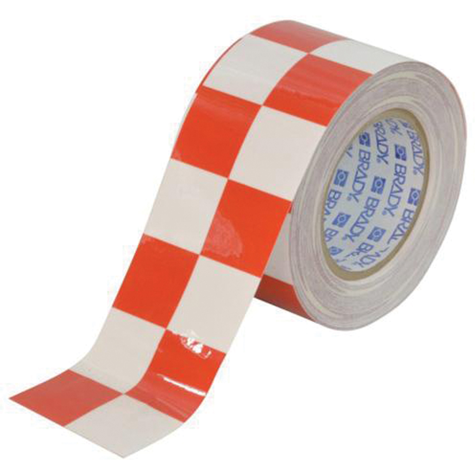 Ruban de marquage à carreaux pour planchers ToughStripeMD, 3" x 100', Polyester, Rouge et blanc