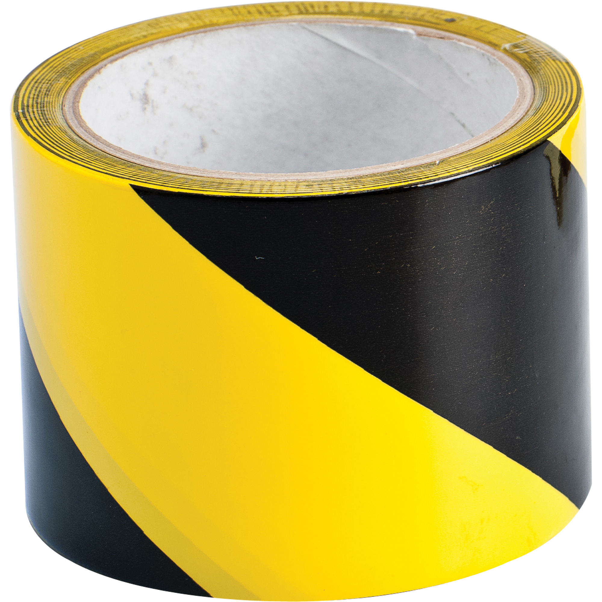 Ruban de marquage de plancher, 3" x 54', Vinyle, Noir/Jaune