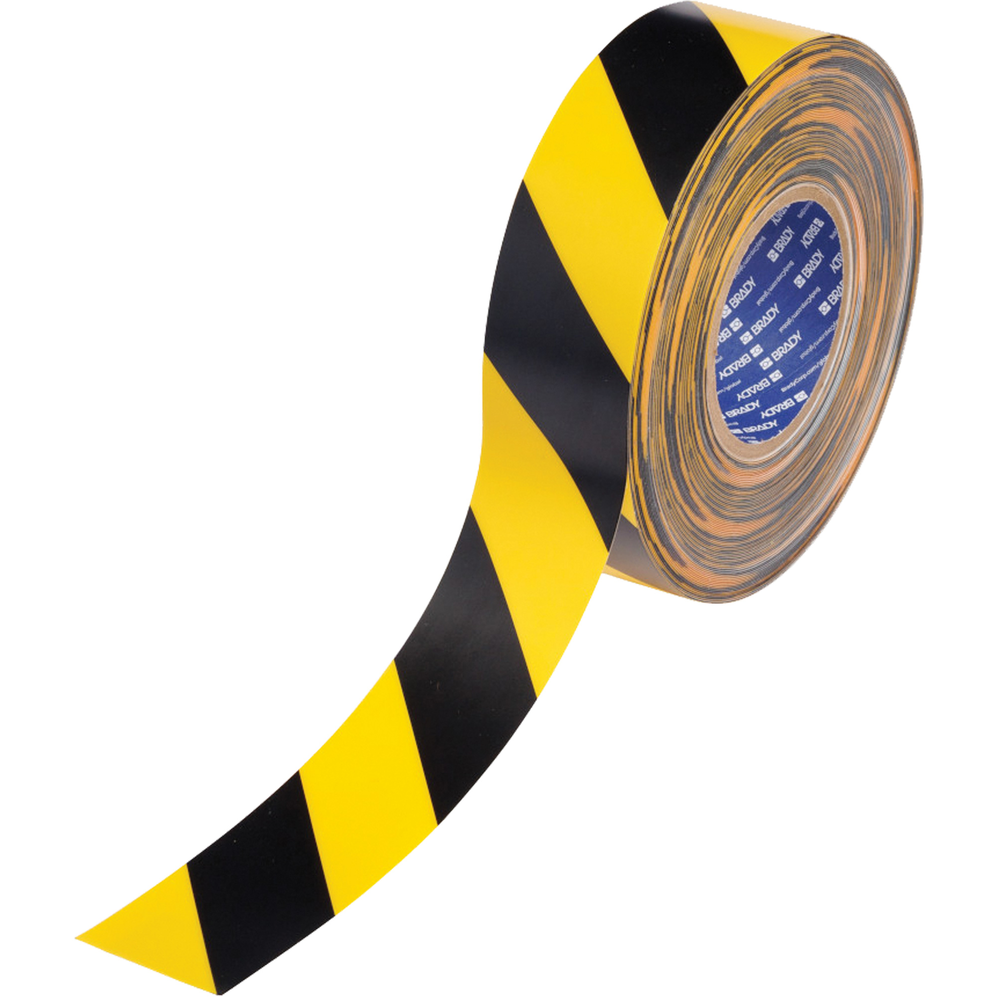 Ruban de marquage pour plancher ToughStripeMD Max, 2" x 100', Polyester, Noir et jaune