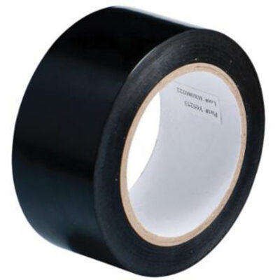 Ruban de marquage pour planchers, 2" x 108', Vinyle, Noir