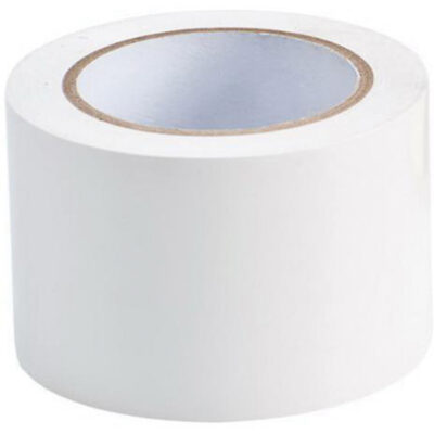 Ruban de marquage pour planchers, 3" x 108', Vinyle, Blanc