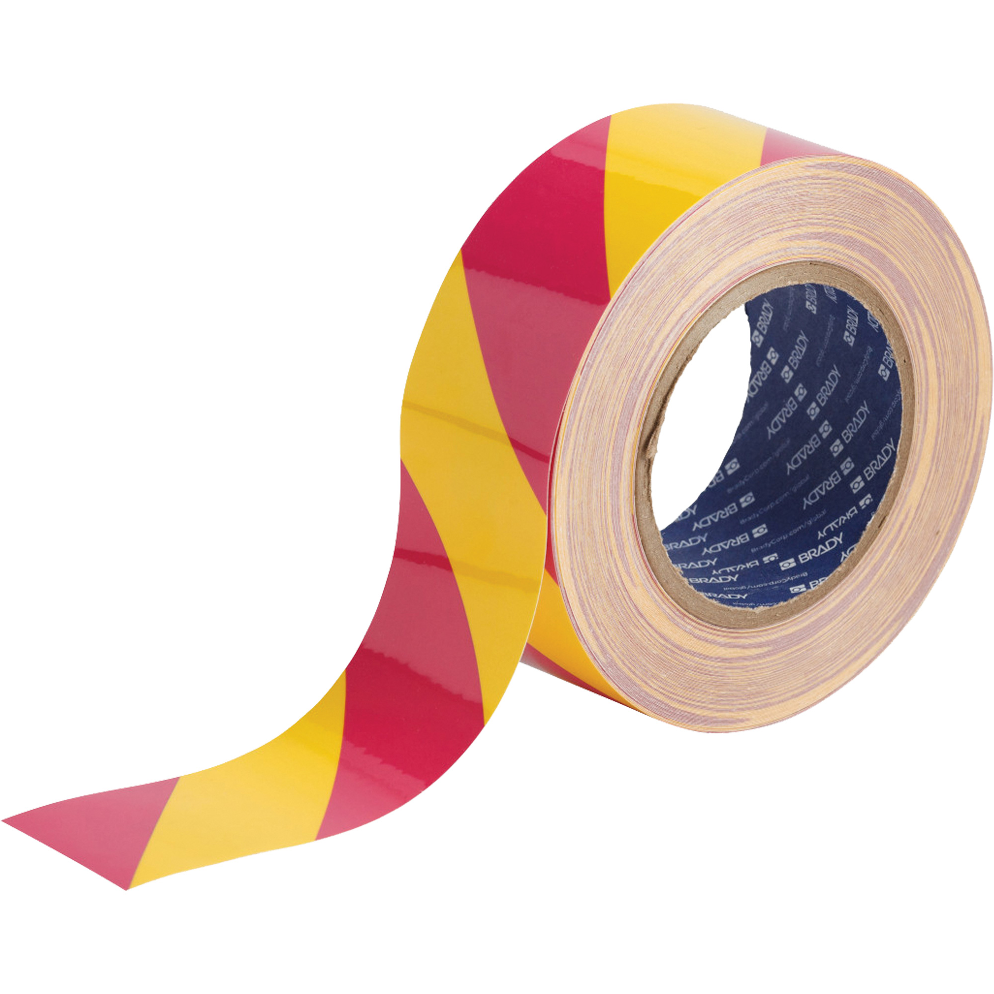 Ruban de marquage pour planchers ToughStripeMD, 2" x 100', Polyester, Magenta et jaune