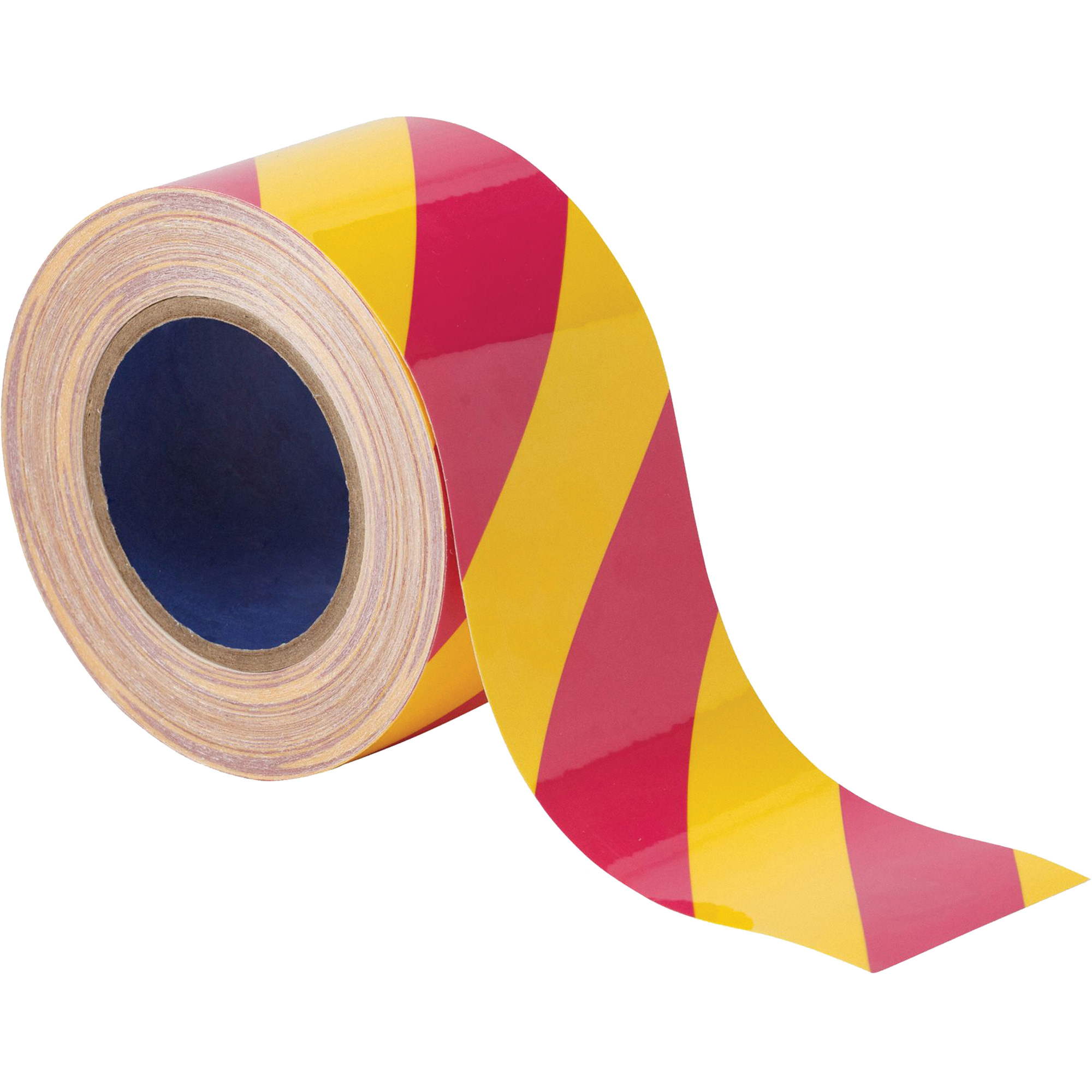 Ruban de marquage pour planchers ToughStripeMD, 3" x 100', Polyester, Magenta et jaune