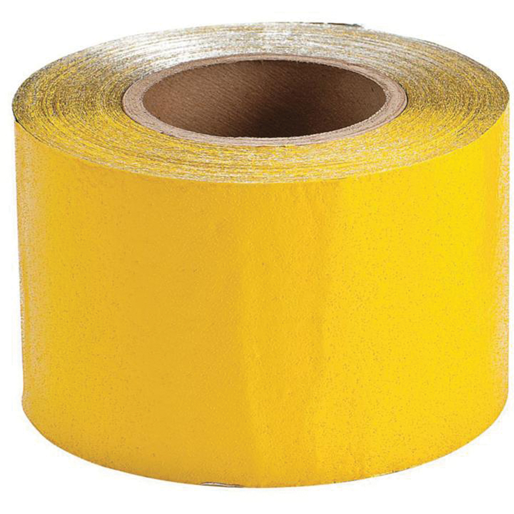 Ruban de marquage temporaire pour la chaussée, 4" x 150', Vinyle, Jaune