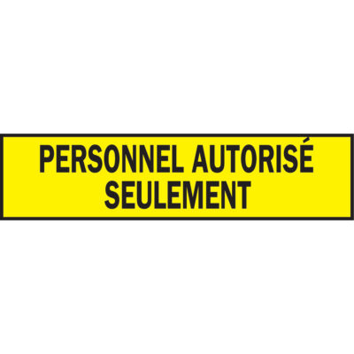Ruban de signalisation pour barricade, Français, 3" la x 200' lo, 3,5 mils, Noir sur jaune