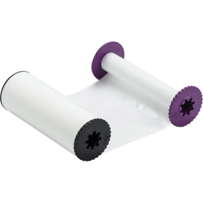 Ruban d'impression, 4" x , Blanc
