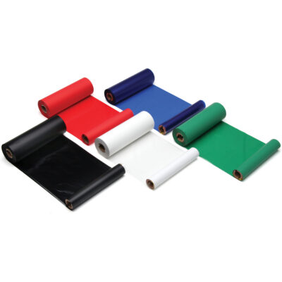 Ruban d'impression, 4,4" x , Blanc