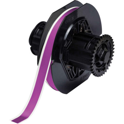 Ruban d'imprimante à faible teneur en halogénures, Polyester, Mauve, Largeur de 0,5"