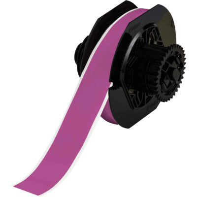 Ruban d'imprimante à faible teneur en halogénures, Polyester, Mauve, Largeur de 1,125"