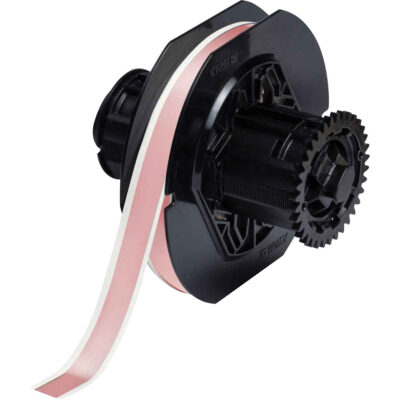 Ruban d'imprimante à faible teneur en halogénures, Polyester, Rose, Largeur de 0,5"