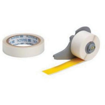 Ruban imprimable pour marquage des planchers, Polyester, Jaune, Largeur de 1"