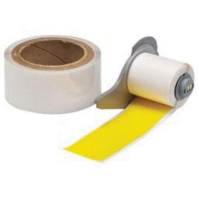 Ruban imprimable pour marquage des planchers, Polyester, Jaune, Largeur de 2"