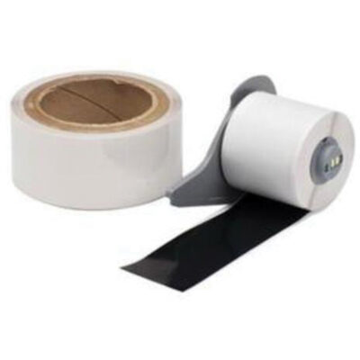 Ruban imprimable pour marquage des planchers, Polyester, Noir, Largeur de 2"