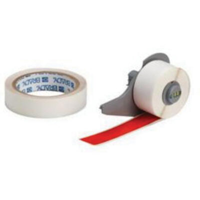 Ruban imprimable pour marquage des planchers, Polyester, Rouge, Largeur de 1"