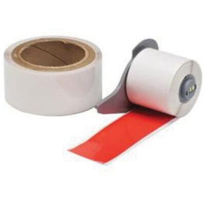 Ruban imprimable pour marquage des planchers, Polyester, Rouge, Largeur de 2"
