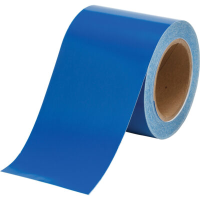 Ruban marqueur de tuyau, 90', Bleu