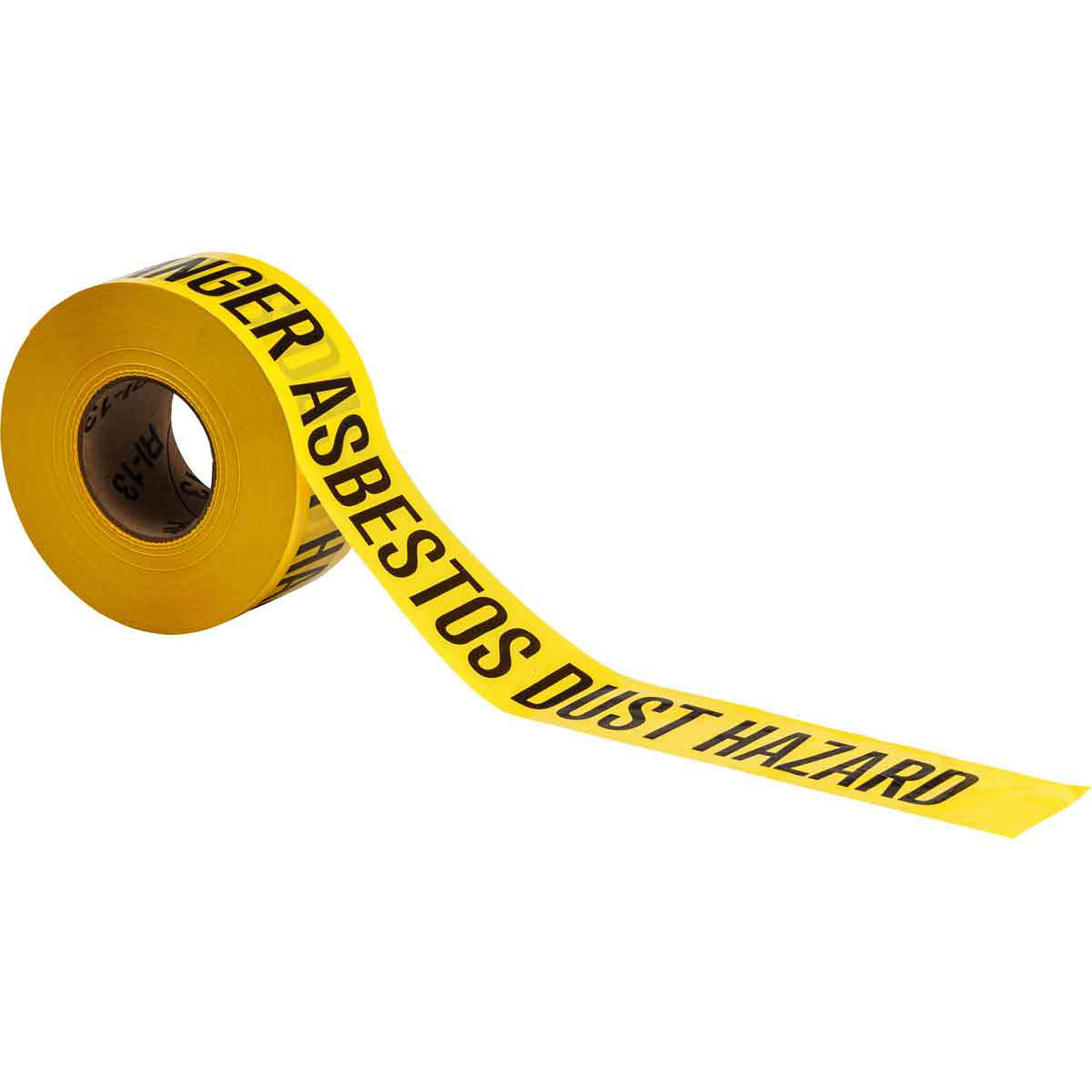 Ruban pour barricade, Anglais, 3" la x 200' lo, 3 mils, Noir sur jaune