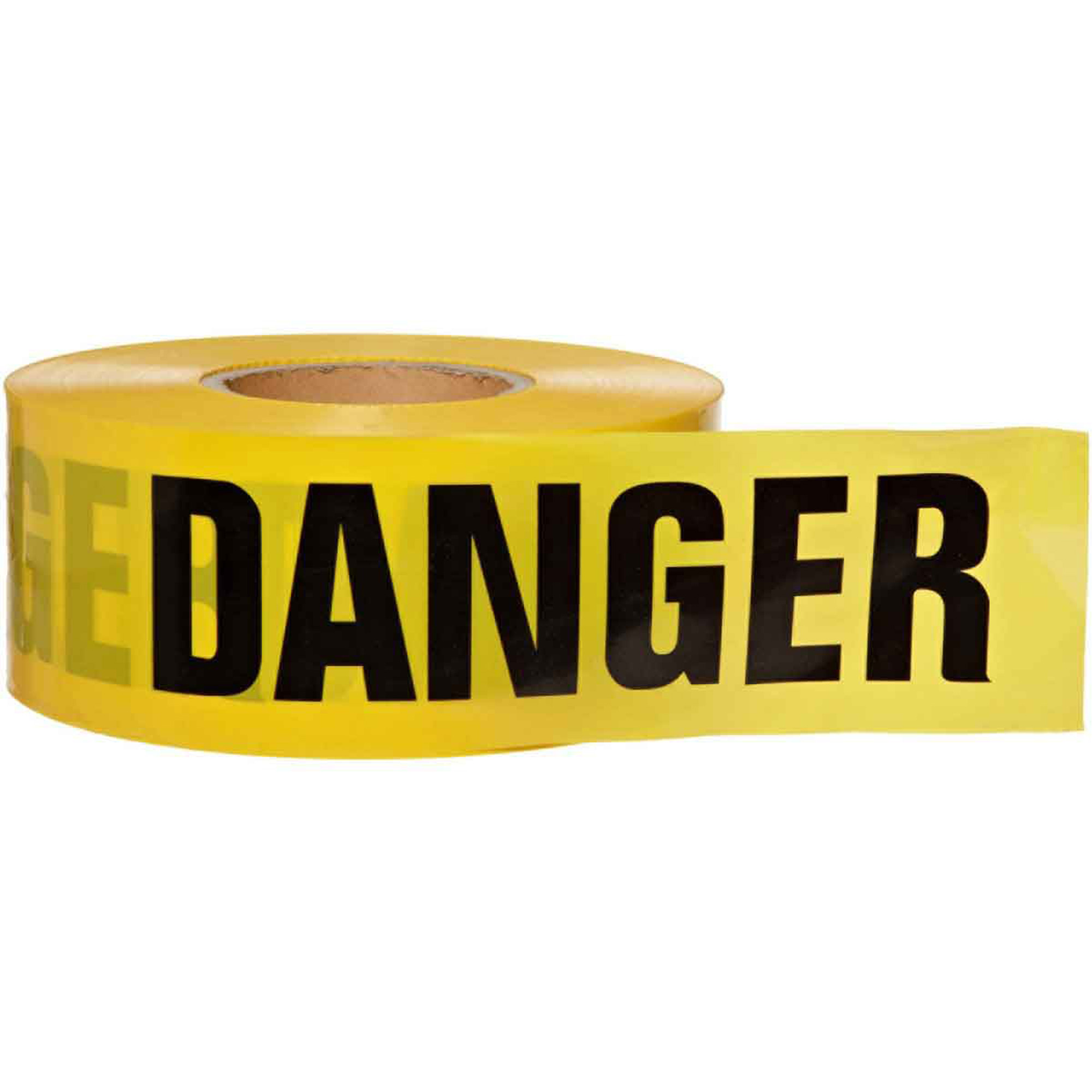 Ruban pour barricade, Bilingue, 3" la x 200' lo, 3 mils, Noir sur jaune