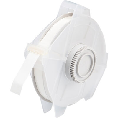 Ruban pour étiqueteuse, Polyester, Blanc, Largeur de 0,5"