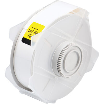 Ruban pour étiqueteuse, Polyester, Blanc, Largeur de 1,125"
