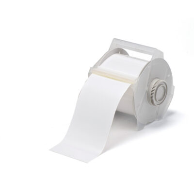 Ruban pour étiqueteuse, Polyester, Blanc, Largeur de 2,25"