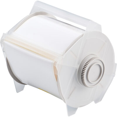 Ruban pour étiqueteuse, Polyester, Blanc, Largeur de 4"