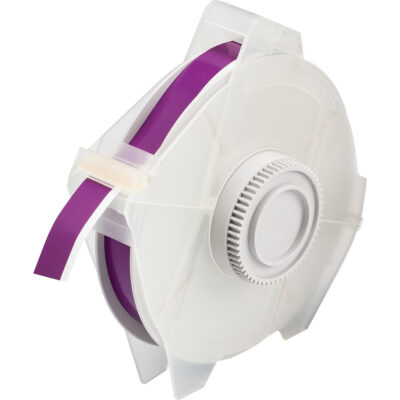 Ruban pour étiqueteuse, Polyester, Mauve, Largeur de 0,5"