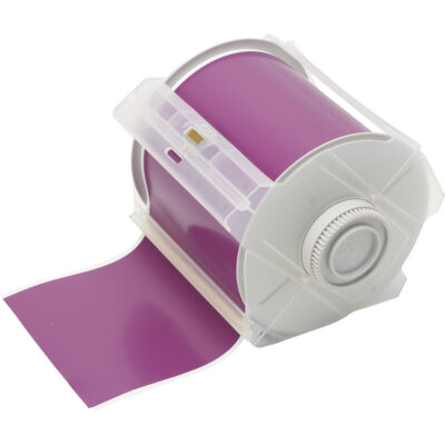 Ruban pour étiqueteuse, Polyester, Mauve, Largeur de 2,25"