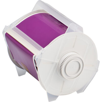 Ruban pour étiqueteuse, Polyester, Mauve, Largeur de 4"