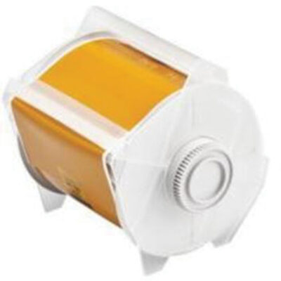 Ruban pour étiqueteuse, Polyester, Ocre, Largeur de 4"