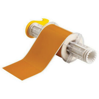 Ruban pour étiqueteuse, Polyester, Ocre, Largeur de 4"