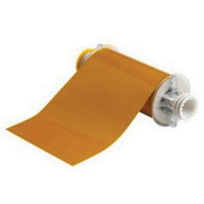 Ruban pour étiqueteuse, Polyester, Ocre, Largeur de 7"