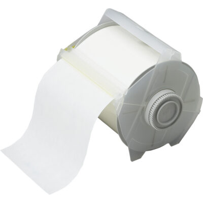Ruban pour étiqueteuse, Polyester, Transparent, Largeur de 4"