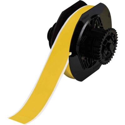 Ruban pour étiqueteuse, Rétroréfléchissant, Jaune, Largeur de 1,125"