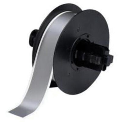 Ruban pour étiqueteuse, Vinyle, Gris, Largeur de 1,125"
