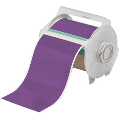 Ruban pour étiqueteuse, Vinyle, Mauve, Largeur de 1,125"