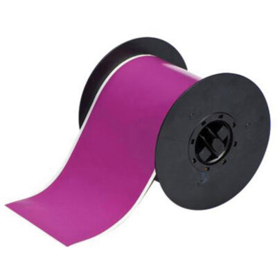 Ruban pour étiqueteuse, Vinyle, Mauve, Largeur de 4"