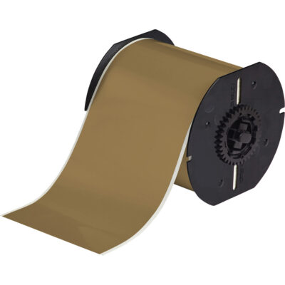 Ruban pour étiqueteuse, Vinyle, Or, Largeur de 4"