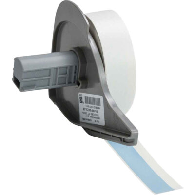 Ruban pour imprimantes d'étiquettes intérieures et extérieures, Vinyle, Bleu, Largeur de 0,5"