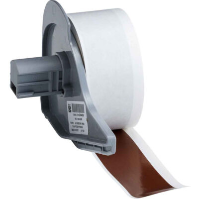 Ruban pour imprimantes d'étiquettes intérieures et extérieures, Vinyle, Brun, Largeur de 1"