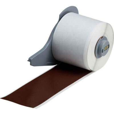 Ruban pour imprimantes d'étiquettes intérieures et extérieures, Vinyle, Brun, Largeur de 2"