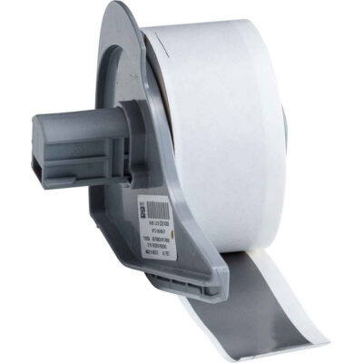 Ruban pour imprimantes d'étiquettes intérieures et extérieures, Vinyle, Gris, Largeur de 1"