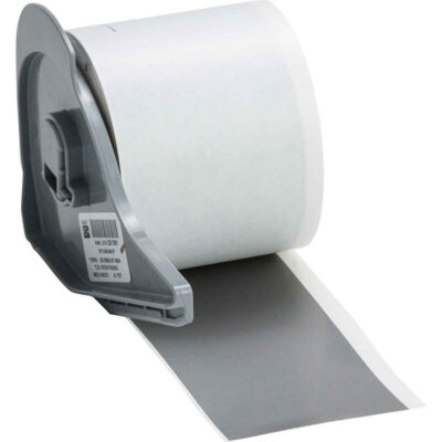 Ruban pour imprimantes d'étiquettes intérieures et extérieures, Vinyle, Gris, Largeur de 2"