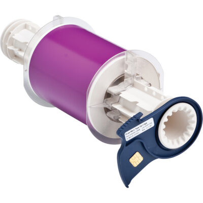 Ruban pour imprimantes d'étiquettes intérieures et extérieures, Vinyle, Mauve, Largeur de 4"