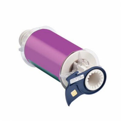 Ruban pour imprimantes d'étiquettes intérieures et extérieures, Vinyle, Mauve, Largeur de 6"