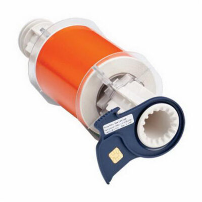 Ruban pour imprimantes d'étiquettes intérieures et extérieures, Vinyle, Orange, Largeur de 4"