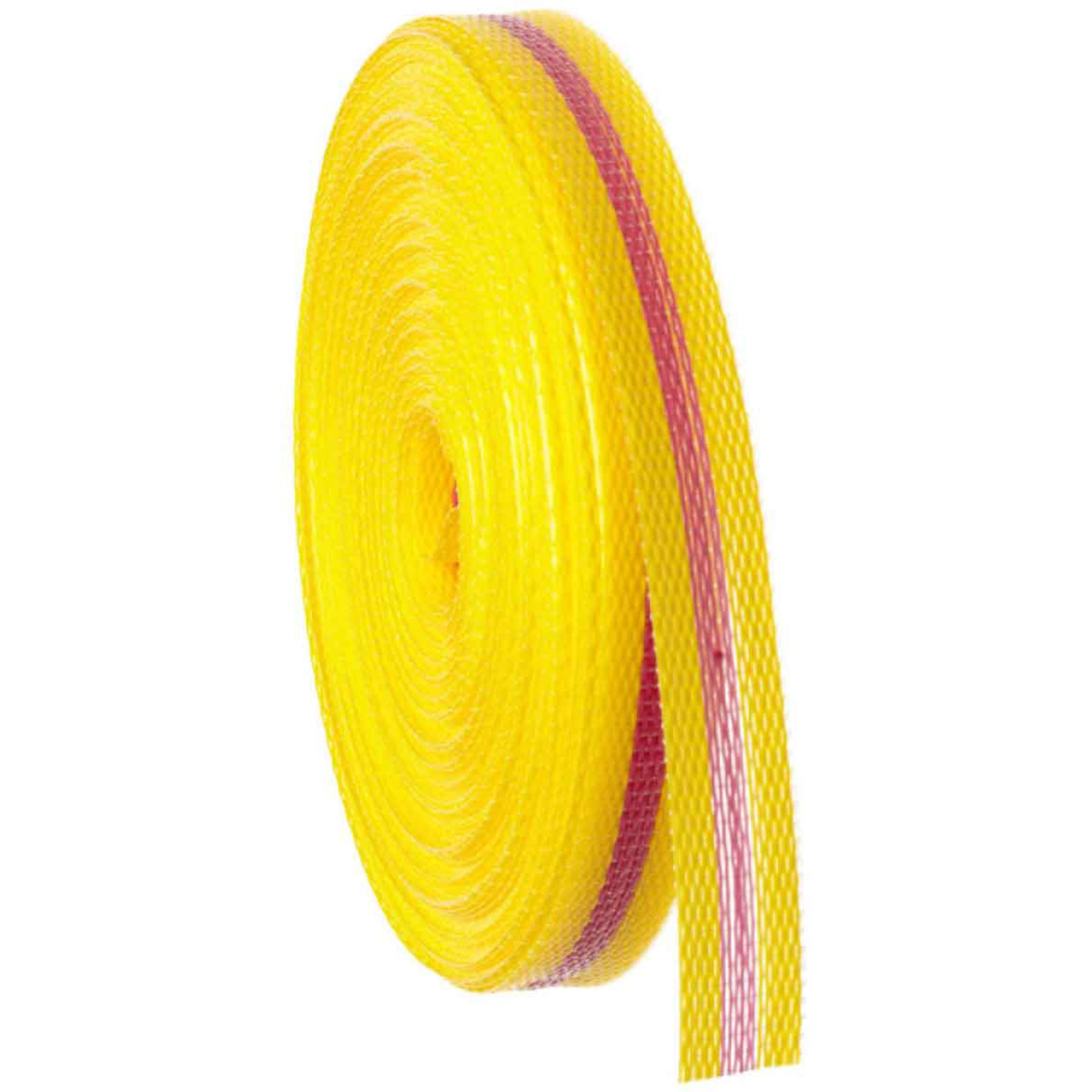 Ruban tissé pour barricade, 3/4" la x 150' lo, 3 mils, Magenta/jaune